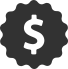 ikona symbolu dolara